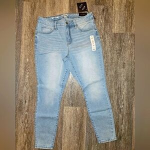 NEW ava and viv blue skinny jeans 16 target mid rise